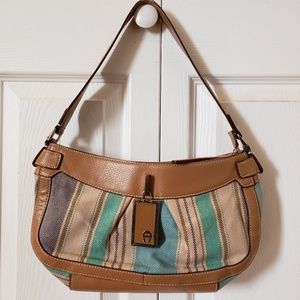 VIntage Etienne Aigner Women's Cotton Handbag Baggett
